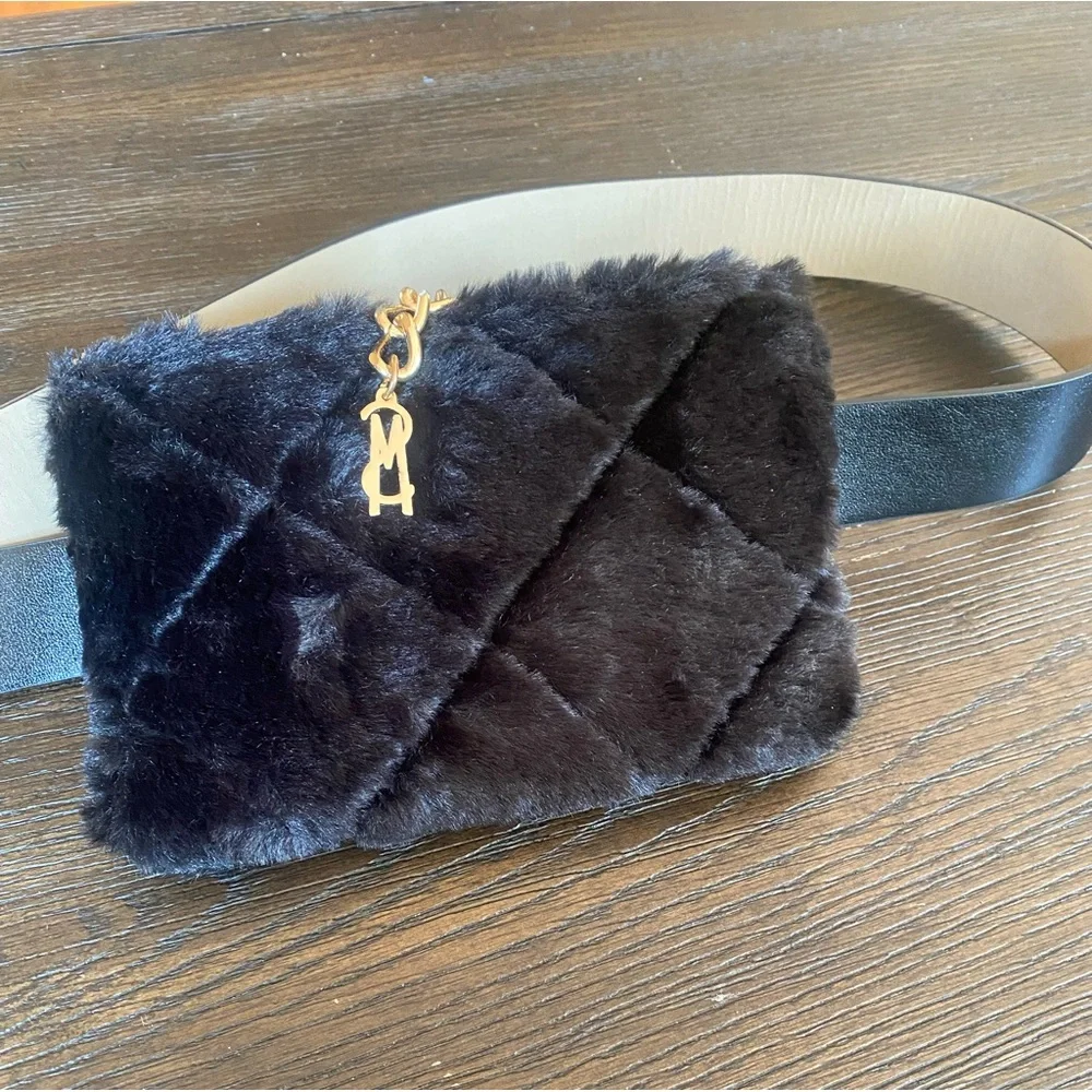 NEW Steve Madden faux-fur belt bag fanny pack